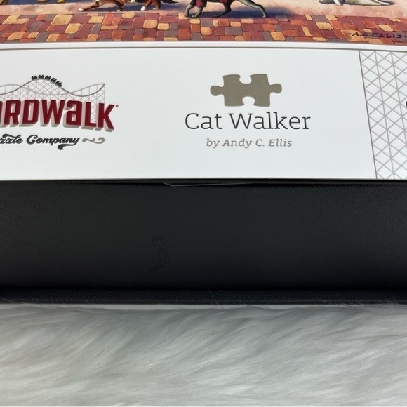 New Boardwalk Cat Walker 1000 Piece Jigsaw Puzzle Animal Collection Colorful - Picture 3 of 16